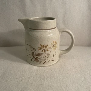 Royal Doulton Lambethware Sandsprite Creamer Pitcher Floral & Leaf L.S. 1013 - Picture 1 of 5