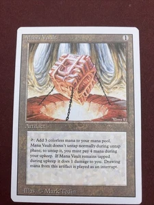 Magic the Gathering, Revised edition, Mana Vault Card - Picture 1 of 3