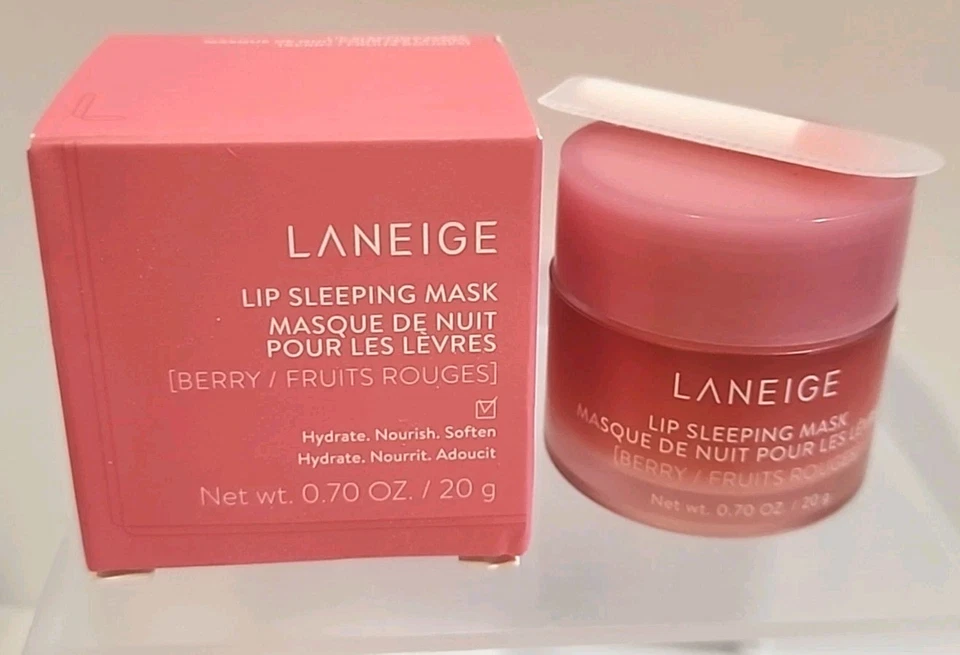 LANEIGE Lip Sleeping Mask Nourishing Overnight Lip Treatment with Vitamin C ...
