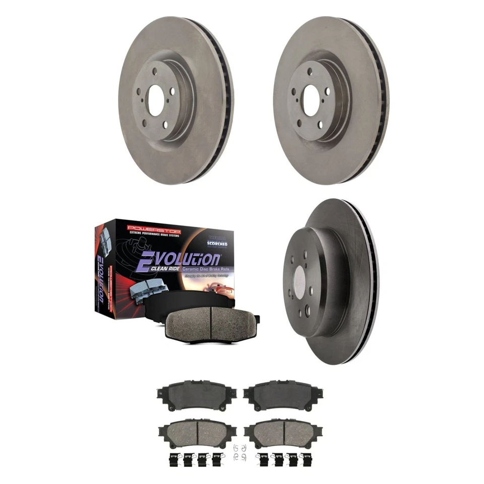 For Lexus GS350 2013-2019 Centric 5-Pc C-Tek Standard Brake Rotor Kit Foto 1 de 1