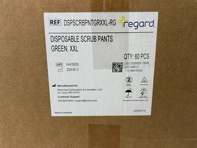 60 X PANTALONES EXFOLIANTES DESECHABLES VERDE XX-GRANDE XXL Foto 1 de 3