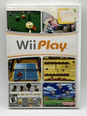 Wii Play (Nintendo Wii, 2007) CIB Complete - Tested - Image 1 of 4