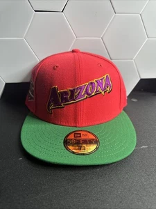 7 5/8 Arizona Diamondbacks 20. Jubiläum Patch eng anliegende Mütze 7 5/8 Hut Club Neu mit Etikett - Bild 1 von 7