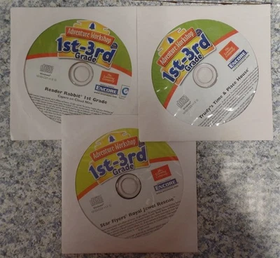 Video Game PC Adventure Workshop 1st-3rd Grade Math Reading NEW NO BOX - Image 1 of 4