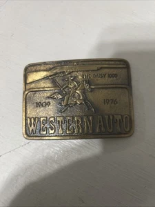 Vintage Western Auto Gürtelschnalle 1909-1976 Daisy 1000 Astamar Boston  - Bild 1 von 3