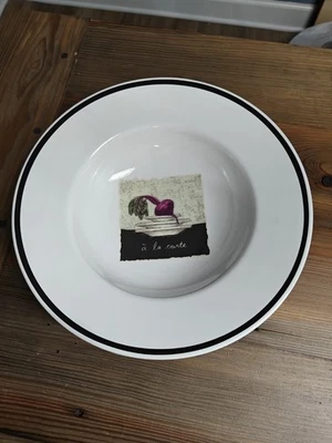 Crate & Barrel 面食碗甜菜 a La Carte 葡萄牙 11 1/4 英寸 — 第 1/4 张图片