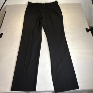 Louis Raphael 100% Wool Dress Pant Men 44R 38W Pleated Front Black UnHemmed NWT - Picture 1 of 11