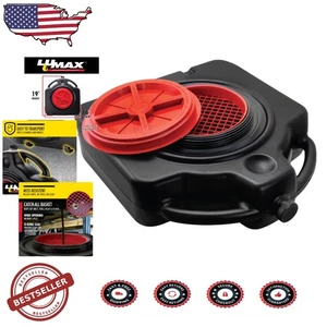 Automotive 15 Qt Oil Change Drain Pan - Durable, Compact, No Mess Clean-Up - Picture 1 of 8