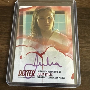 2014 Regent Dexter Season 5 & 6 Julia Stiles Auto Lumen Ann Pierce AJS2 - Picture 1 of 3
