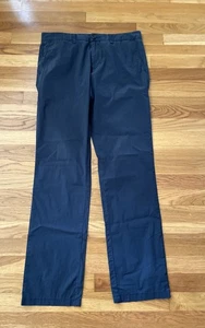Boss Hugo Boss Herren Crigan Hose Regular Fit Baumwolle 33" Schrittlänge Blau Größe 32R - Bild 1 von 9