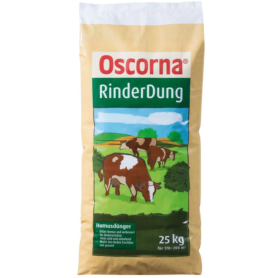 Oscorna® RinderDung 25 kg für 170 bis 200 m² - Bild 1 von 1