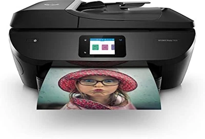 HP ENVY 7858 Wireless All-in-One Inkjet Printer 6484529 - Black - Scratch & Dent - Image 1 of 4