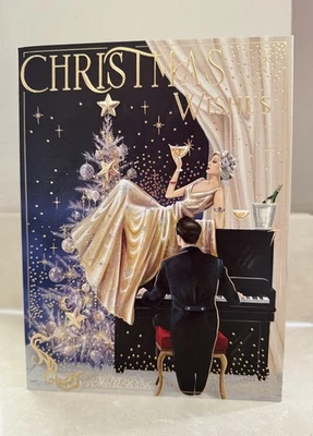 Clintons Art Deco Christmas Card Roaring 1920’s