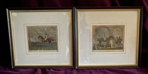 Pair  Harold T Storey London Framed Race Horse Colour Engravings Mazeppa  Albert - Picture 1 of 14