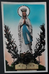 Undated France Postcard-Lourdes, The Crowned Virgin Unused - Bild 1 von 2