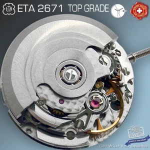 MOVEMENT AUTOMATIC, ETA 2671, TOP GRADE,  17¾''' SWISS MADE - Picture 1 of 3