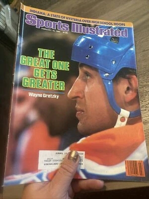 1985 February 18 Sports Illustrated Wayne Gretzky SI With Label - Image 1 of 4