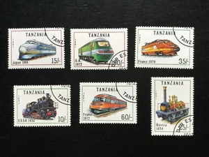 Tansania 1991 Züge Set CTO/VFU (R259) - Bild 1 von 1