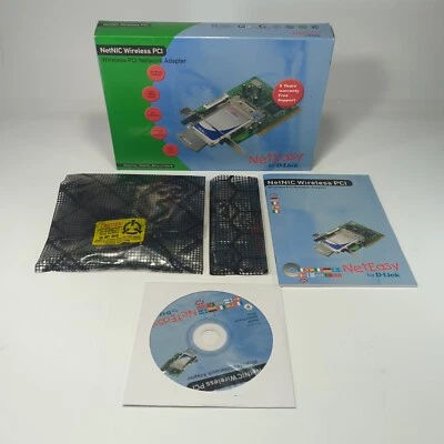 Neteasy By D-Link DRC-500 Wireless PCI Network Adapter For Desktop NetNIC 11Mbps - Image 1 of 4