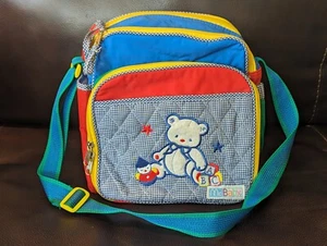 Borsa per pannolini vintage McDonalds orsacchiotto McBaby's blocco colori - Foto 1 di 13