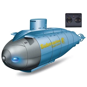 6CH 2.4GHz RC Boat Diving Remote Control Submarine for Kids Boys Girls (Blue) . - Picture 1 of 6
