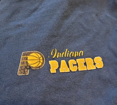 NBA Indiana Pacers Casual Pants, Blue Size L, Preowned, 100% cotton Cover