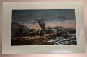 Pintura de Descarga de Carga en Muelles Postal - Imagen 1 de 2