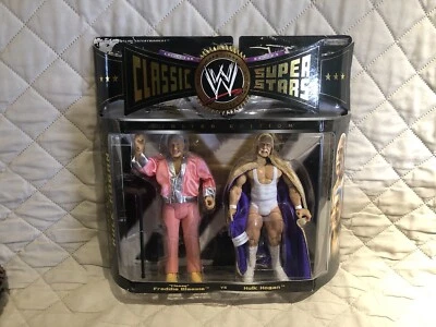 WWE Hulk Hogan Freddie Blassie Jakks Classic Superstars  Wrestling Figures READ - Image 1 of 2