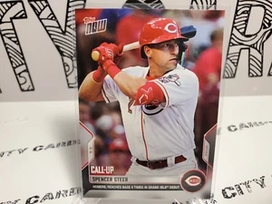 Spencer Steer 2022 Topps Now #831 🔥 MLB Debut 1st HR 🔥 Cincinnati Reds Rookie - Picture 1 of 2