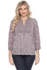 Johnny Was Tabira Bunny Embroidered Blouse C10123-E - Picture 1 of 23