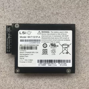 Lsi BBU09 BAT1S1P-A battery BBU controller card for 9265 9266 9270 9271 9280 - Picture 1 of 3