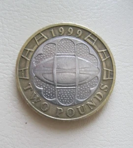 1999 Rugby World Cup £2.00 Coin Collectable - Picture 1 of 2