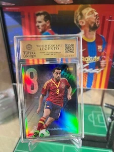 2018 FUTERA UNIQUE WORLD FOOTBALL LEGENDS 5gr Silver XAVI WFL10 - Picture 1 of 21