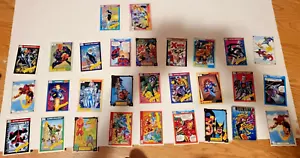 Marvel trading card Lot 1990-91 including Rookie card and Sticker - Picture 1 of 5