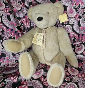 20" SETH Blonde Jointed TEDDY BEAR VTG Pat Rider Original Plush Stuffed Animal - Picture 1 of 23
