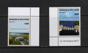 S3852 Ivory Coast 2017 Soubre Dam SCARCE! 2v. MNH - Picture 1 of 1