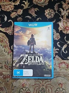Very Good Genuine Nintendo Wii U Game Legend of Zelda Breath of the Wild PAL AUS - Picture 1 of 3