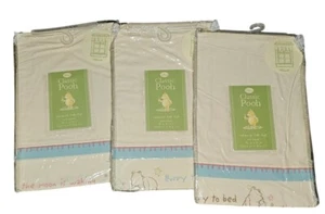 (3) Disney CLASSIC POOH Valance Tab Top One Panel 45"x14" Collezione Nursery (3) - Foto 1 di 6