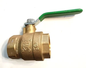 MATCO-NORCA 759LF 600WOG-150SWP BRONZE FULL FLOW 1 1/2" THREADED BALL VALVE - Picture 1 of 4