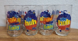 Juego de colección de 8 vasos Diet Pepsi 1991 Uh Huh You Got the Right One Baby - Imagen 1 de 6