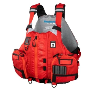 Chaleco salvavidas Bluestorm KINETIC kayak pesca pescador tipo III PFD, rojo nitro - Imagen 1 de 7