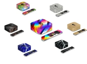 Apple TV 4K Skin Aufkleber Design Deko Schutz Folie Sticker viele Motive Skins4u - Afbeelding 1 van 33