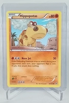 Hippopotas Hp 80 #83 Pokémon Card 2015 - Image 1 of 4