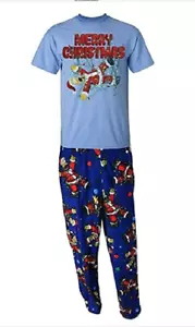 Juego de pijamas Simpson's - Homer in Lights - azul pequeño para hombre nuevo con etiquetas - Imagen 1 de 2