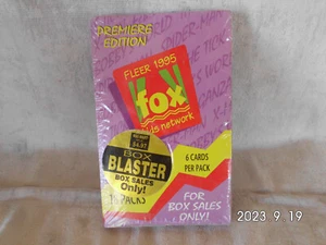 1995 Fleer Fox Kids Network Premiere Edition Factory Sealed Box 18 Packs - Bild 1 von 4