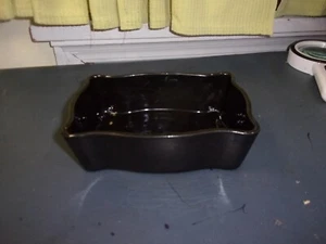 vintage black onyx rectangular flower planter south dakota handmade by beth - Picture 1 of 14