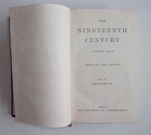 The Nineteenth Century A Monthly Review Vol: XX July - December 1886 Hardback - Bild 1 von 6