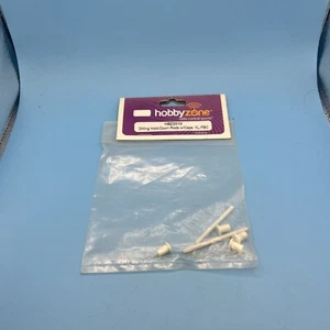 HOBBY ZONE HBZ6024 2 WING HOLD-DOWN RODS WITH CAPS: AER, ABC B26 White - Picture 1 of 1