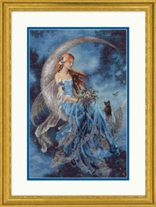 Dimensions Cross Stitch Aida Threads Kit Needlecraft 10x15in Wind Moon Fairy - Picture 1 of 1