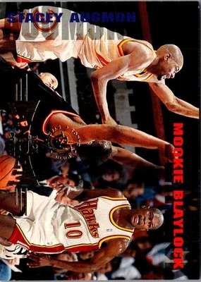 1994 Stadium Club Mookie Blaylock/Stacey Augmon #327 Atlanta Hawks - Image 1 of 2